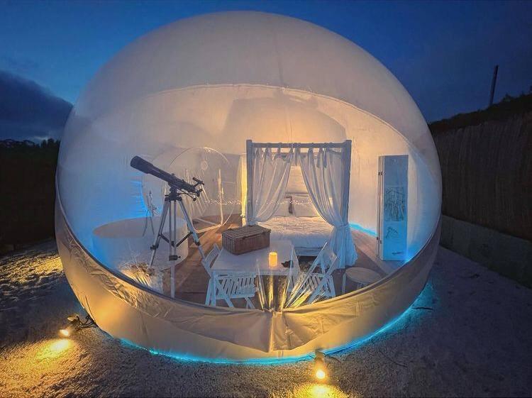 Готель Burbujas Astronomicas Albarari Саншеншо Екстер'єр фото